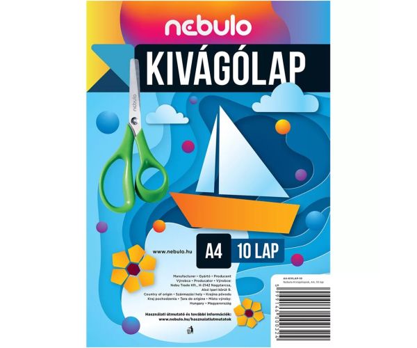 Nebulo: Blok za izrezivanje A4, 10 listova