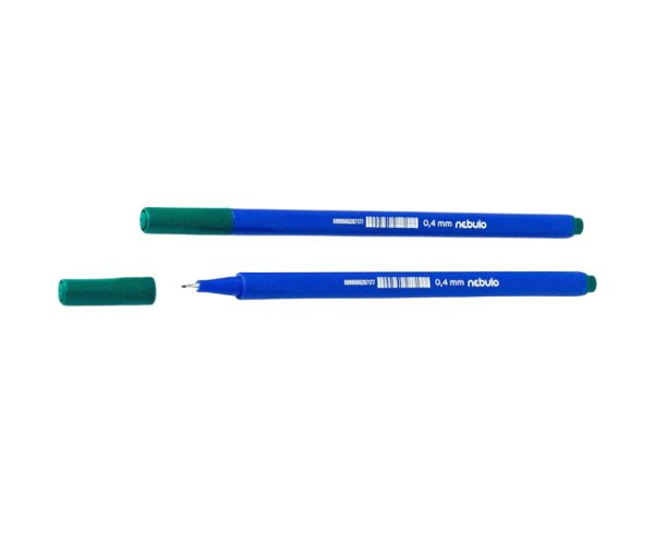 Nebulo: Trokutasta tanka flomaster olovka zelene boje 0,4 mm - 722-B