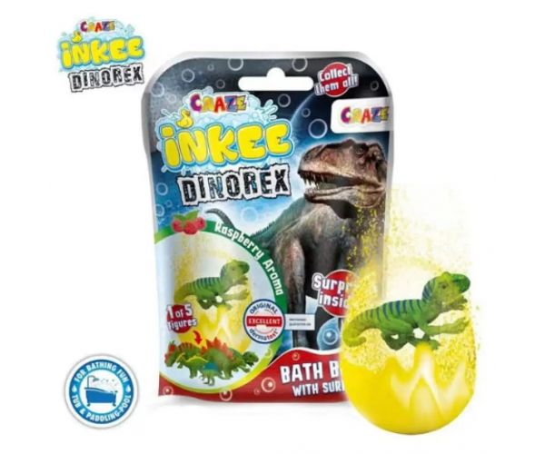 Craze: Bomba za kupanje s kolekcionarskom figurom dinosaura iznenađenja - EPEE