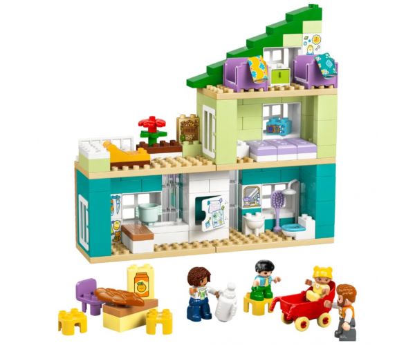 LEGO® DUPLO®: 3 u 1 moderni obiteljski dom s figuricama (10470)