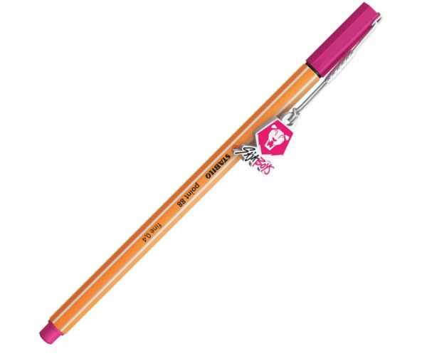 Stabilo: K-Pop Lovci demona Point 88 ružičasti marker Saja Boys s ukrasima 0,4mm