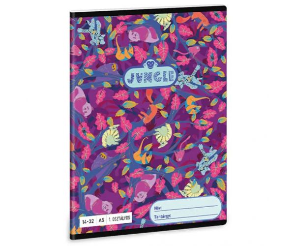 Ars Una: Jungle 1. razred bilježnica s linijama A/5 14-32