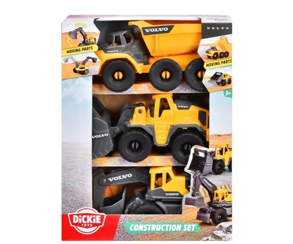 Volvo radne mašine 3-dijelni set - Dickie Toys
