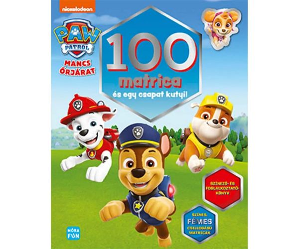Móra: Paw Patrol - 100 naljepnica i ekipa psića! radna knjiga