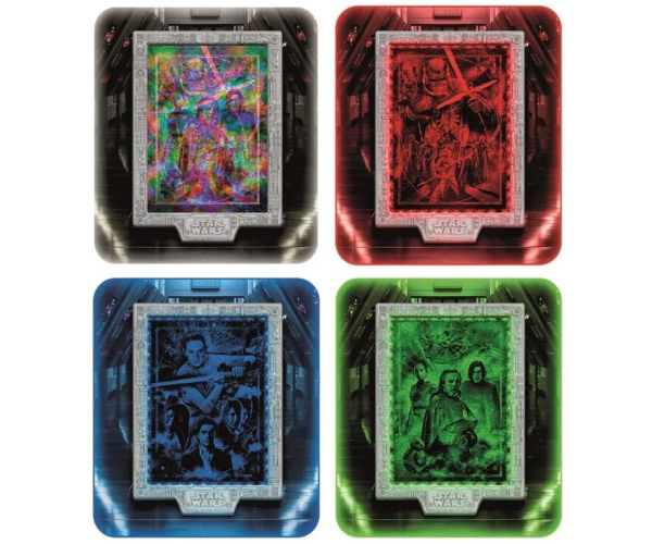 Ratovi zvijezda Metamorfozni epizoda VII-VIII-IX 520-dijelni puzzle s okvirom i RGB LED osvjetljenjem - Clementoni