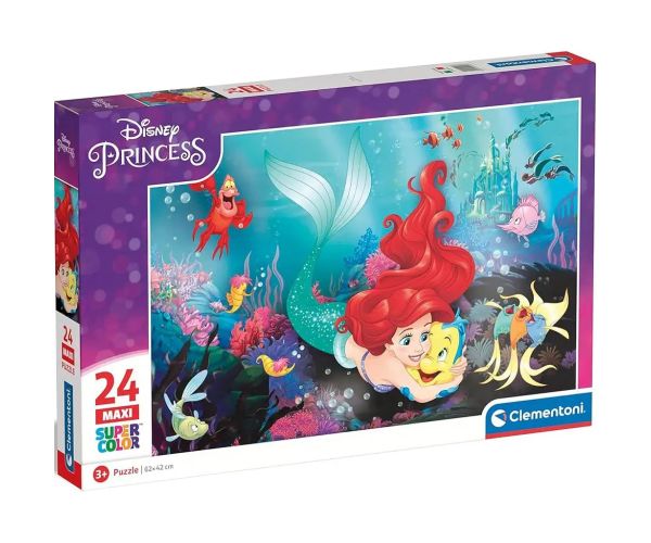 Mala sirena 24 komada maxi supercolor puzzle - Clementoni