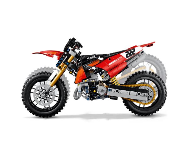 LEGO® Technic: Ducati Desmo450 MX Factory motocikl (42238)