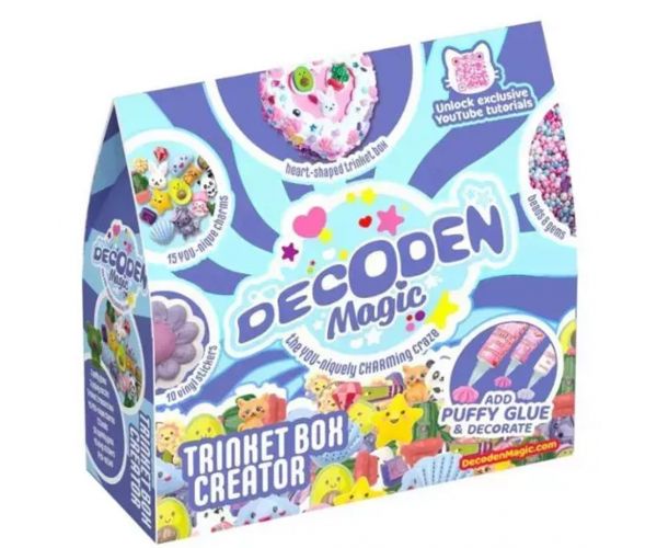 Decoden Magic - Varázsdekor: szív alakú ékszerdoboz