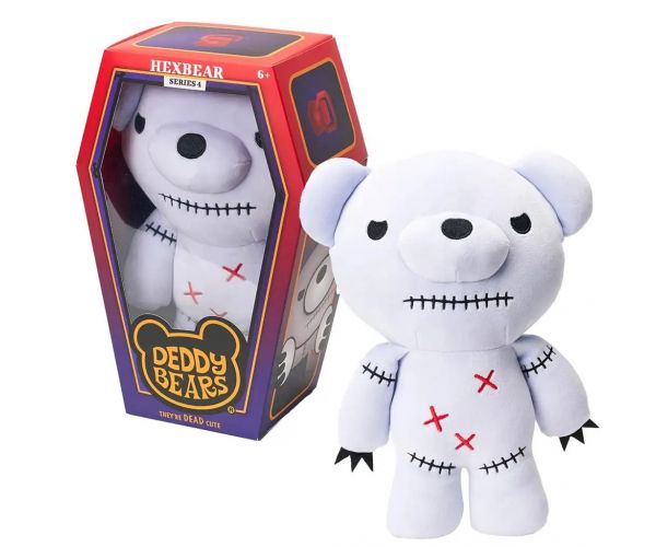 Deddy Bear Hank plüss koporsóban, 4. sorozat, 30 cm-es - Hexbear