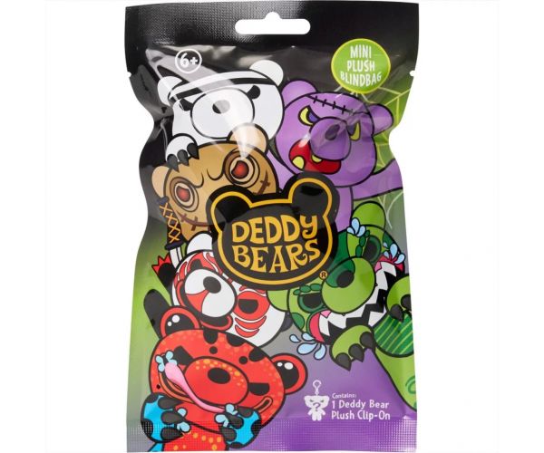 Deddy Bear iznenađenje clip-on pliš, 5. serija - razni, 1 kom.