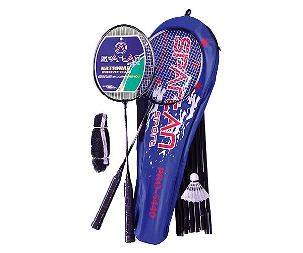 Deluxe badminton set sa 2 reketa u držaču - Spartan