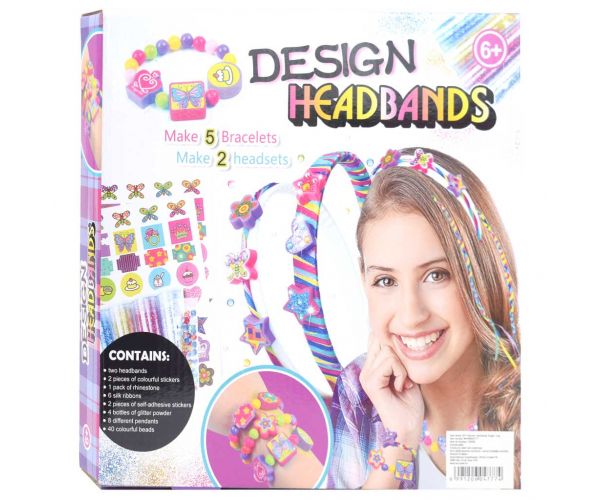 Design Headbands: Set za izradu gumice za kosu, ogrlice i narukvice