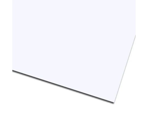 Dekorativni karton bijele boje 50x70cm