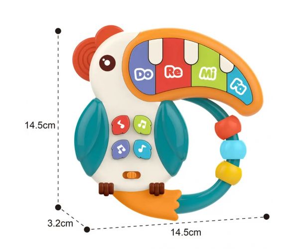 Music World: Glazbeni tukan klavir 14cm