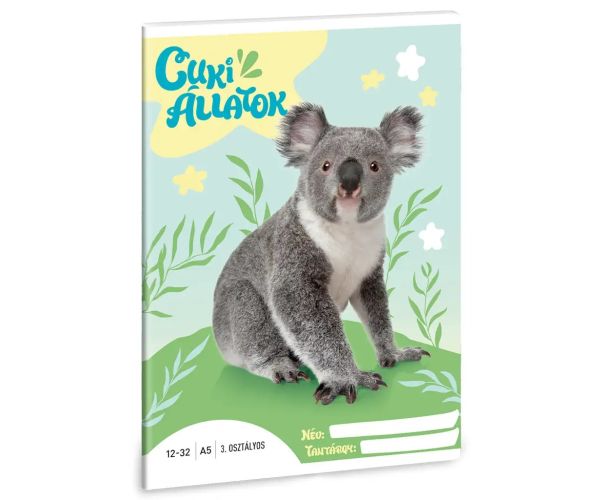 Ars Una: Slatke životinje - Koala bilježnica za 3. razred, A/5 linije