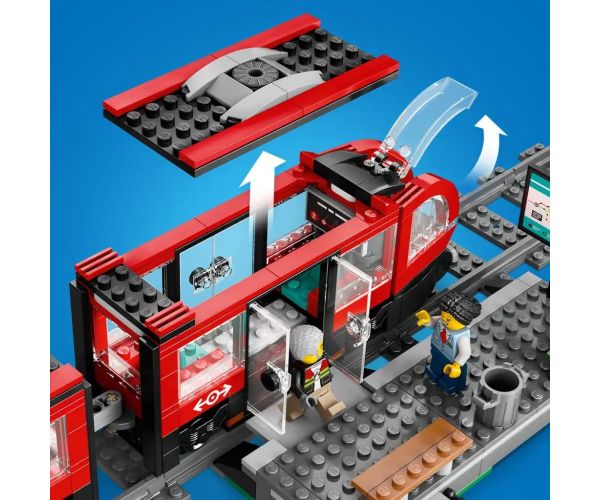 LEGO® City: Tramvaj i stajalište u centru grada (60423)