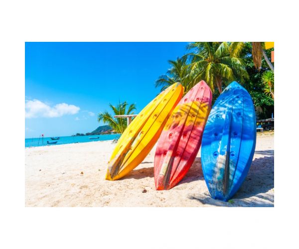 Dijamantna slagalica: Set za dijamantno slikanje s motivom surferske daske 40x50 cm