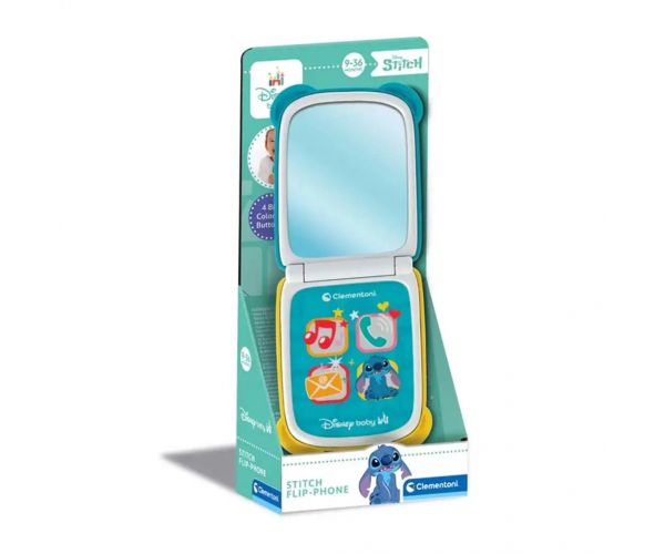 Disney Baby: Stitch mintás játéktelefon - Clementoni