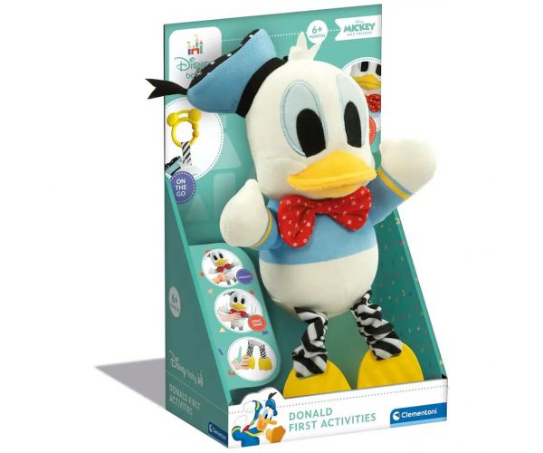 Disney Donald kacsa puha plüss babajáték - Clementoni
