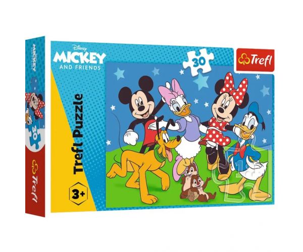 Disney Mickey egér és barátai 30db-os puzzle - Trefl