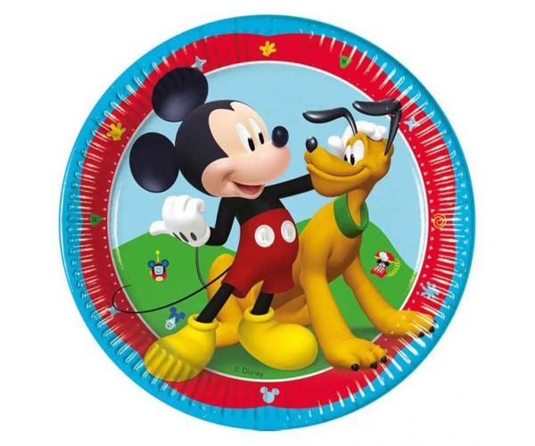 Disney+Mickey+Mouse+set+od+8+papirnatih+tanjuira+20cm