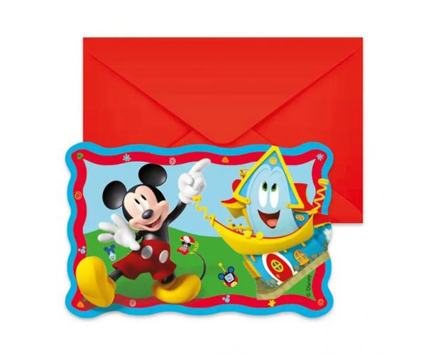 Disney+Mickey+pozivnice+za+zabavu+6+komada+set