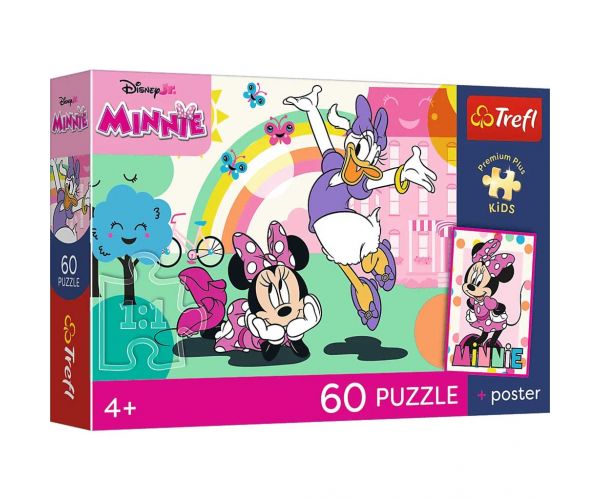Disney Minnie egér 60db-os prémium plusz kids puzzle poszterrel - Trefl