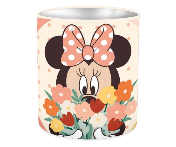 Disney+Minnie Mouse cilindrični metalni stolni držač za olovke 10x11cm
