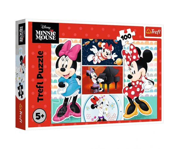 Disney: Minnie egér 100db-os puzzle - Trefl