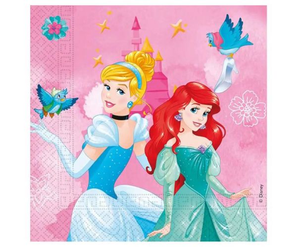 Disney+Princeze 2-slojni papirnati ubrus, pakiranje od 20 komada