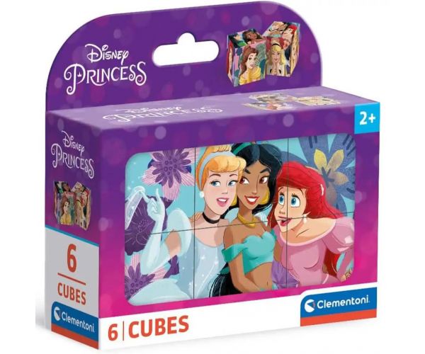 Disney Hercegnők 6db-os mesekocka - Clementoni