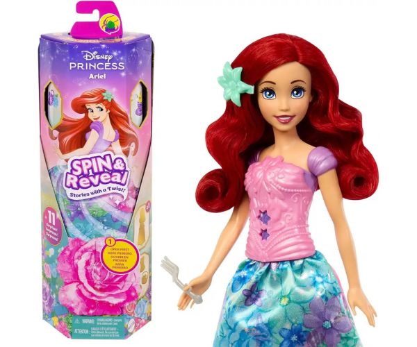 Disney Hercegnők: Varázslatos Meglepetés Ariel baba - Mattel