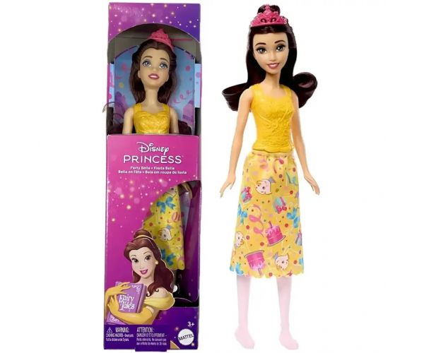 Disney Hercegnők: Party Belle hercegnő baba – Mattel