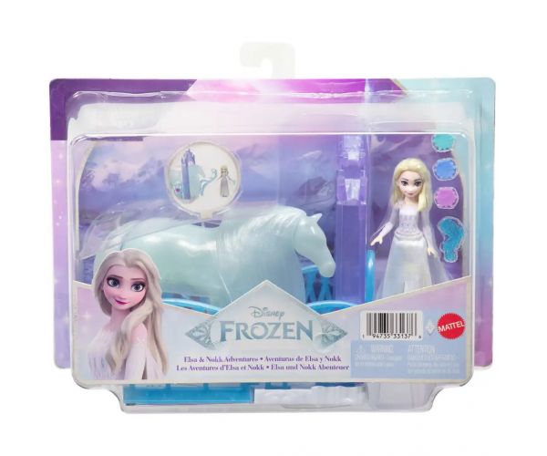 Disney Hercegnők: Jégvarázs 2 mini Elza királyi lovardája - Mattel