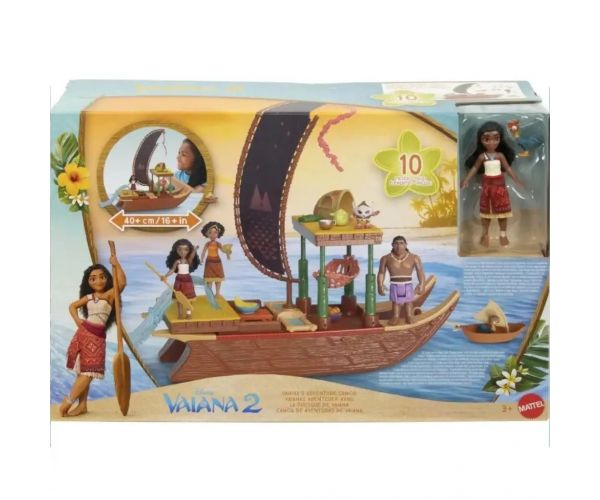 Disney Hercegnők: Vaiana 2 Mesés vitorlása játékszett - Mattel