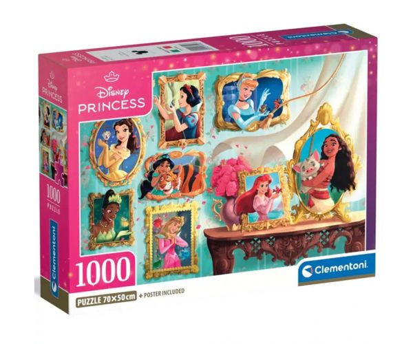 Disney Hercegnők képgaléria 1000db-os puzzle - Clementoni