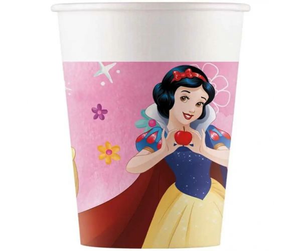 Disney+Princeze papirnate čaše set od 8 komada 200ml