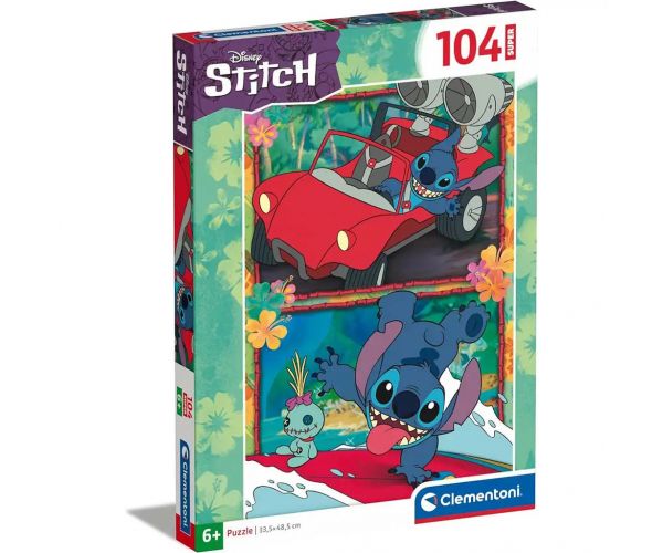 Disney Stitch 104db-os Super puzzle - Clementoni