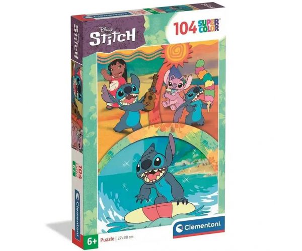Disney Stitch A csillagkutya supercolor 104db-os puzzle - Clementoni