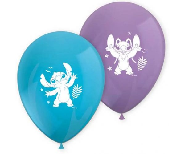 Disney+Stitch ljubičasto-plavi baloni, set od 8 komada