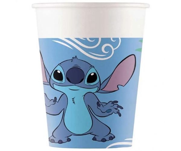 Disney+Stitch papirnate čaše set od 8 komada 200ml