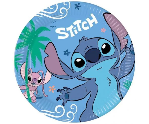 Disney+Stitch papirnati tanjur, set od 8 komada, 23 cm