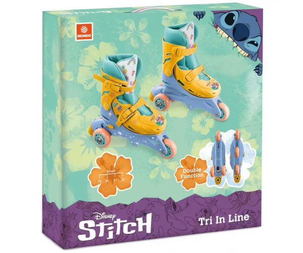 Disney Stitch egy vagy kétsoros állítható görkorcsolya 29-32-es méret - Mondo Toys
