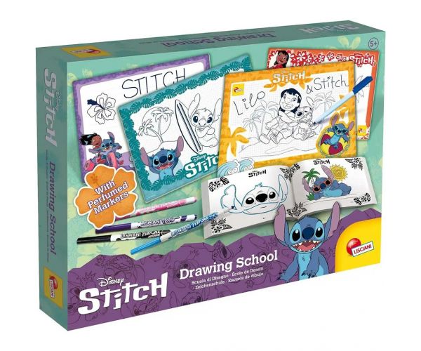 Disney Stitch rajziskola szett - Lisciani