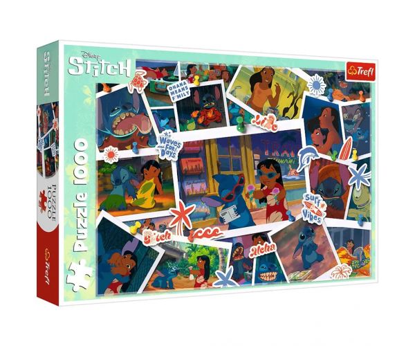 Disney: Stitch édes emlékek 1000db-os puzzle - Trefl