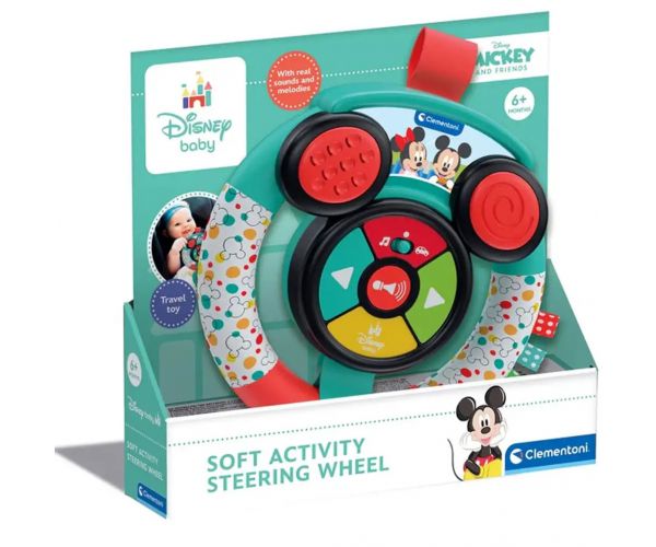 Disney baby: Puha interaktív kormánykerék - Clementoni