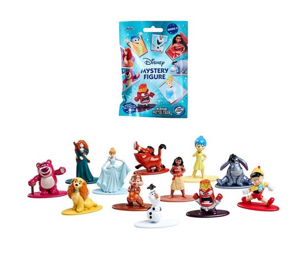Disney meglepetés nano metálfigurák 1db 4. széria - Jada Toys