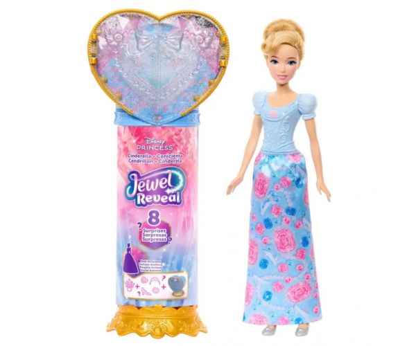 Disney Hercegnők: Csupaszív meglepetés baba - Hamupipőke - Mattel