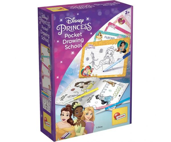 Disney Hercegnők Kis méretű rajziskola - Lisciani