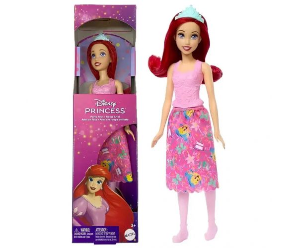 Disney Hercegnők: Party Ariel hercegnő baba – Mattel